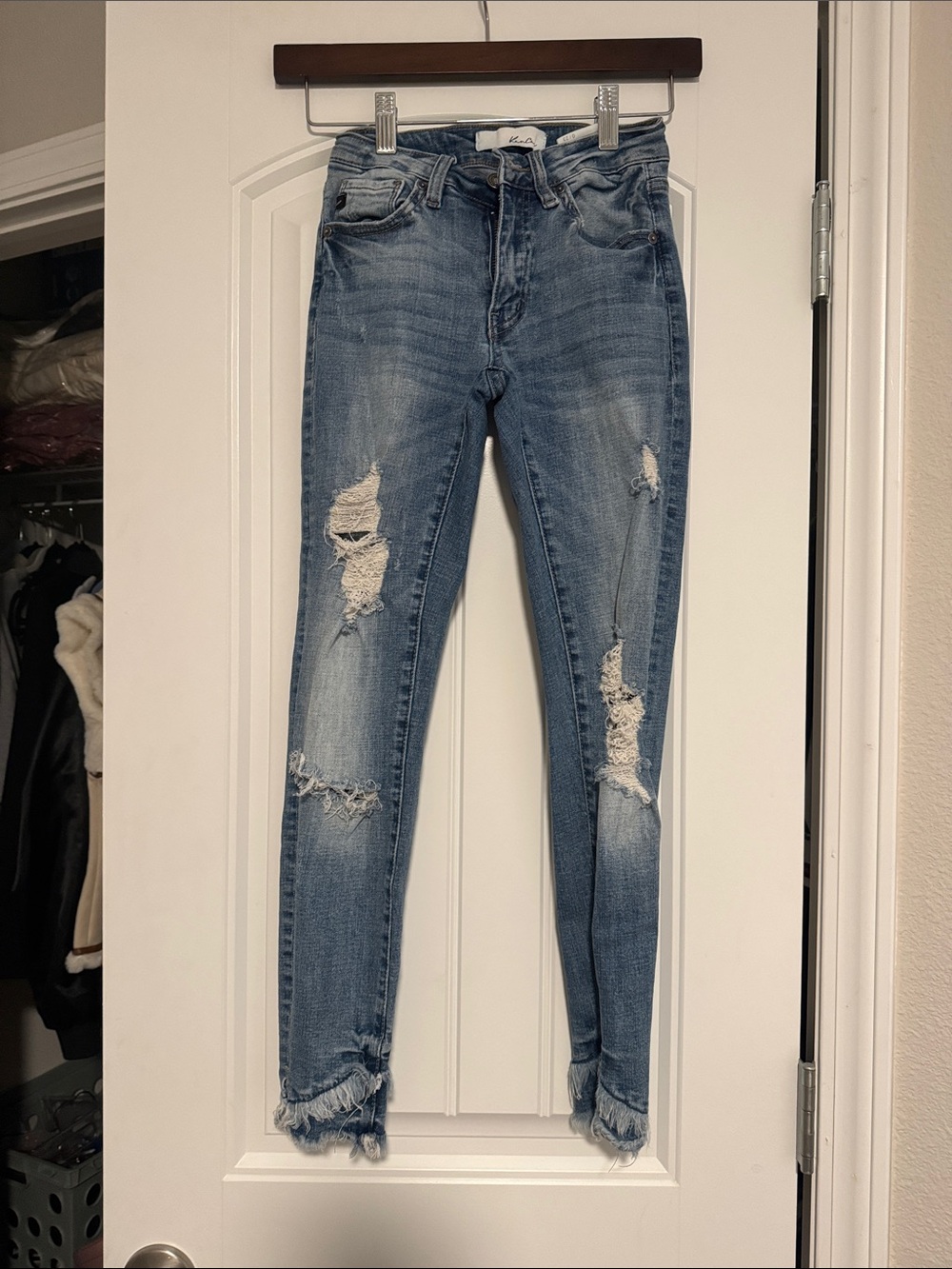 KanCan Distressed Skinny Jeans